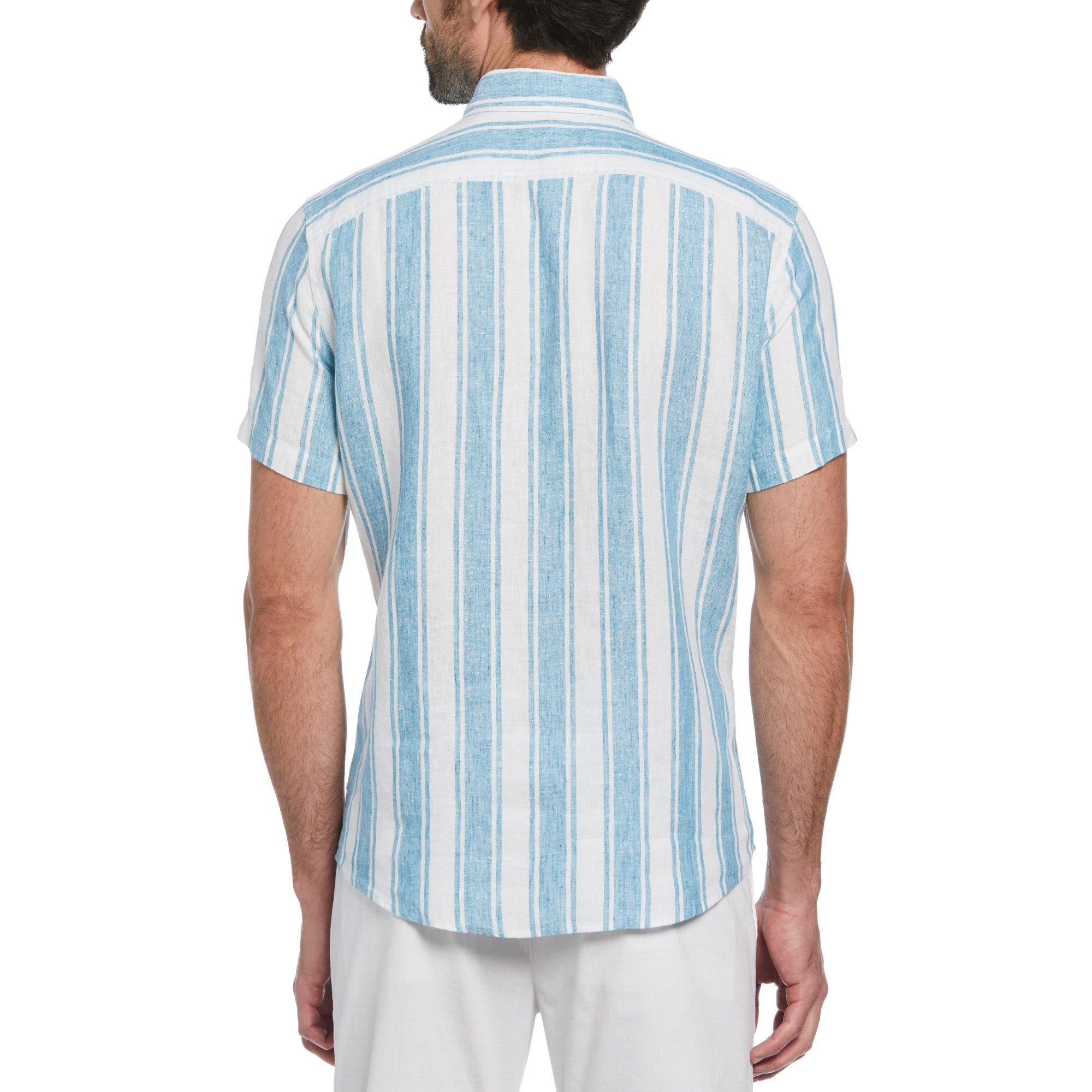 Original Penguin Short Sleeve Striped Shirt Mens
