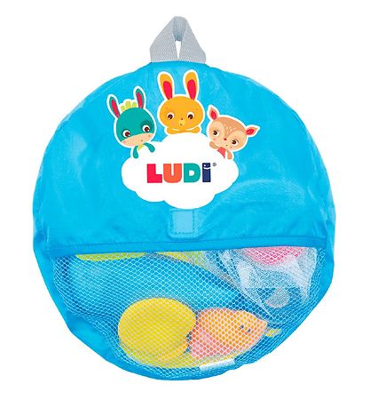 Ludi Strandbassin - 29 cm - 9 Teile - Blau m. Spielzeug