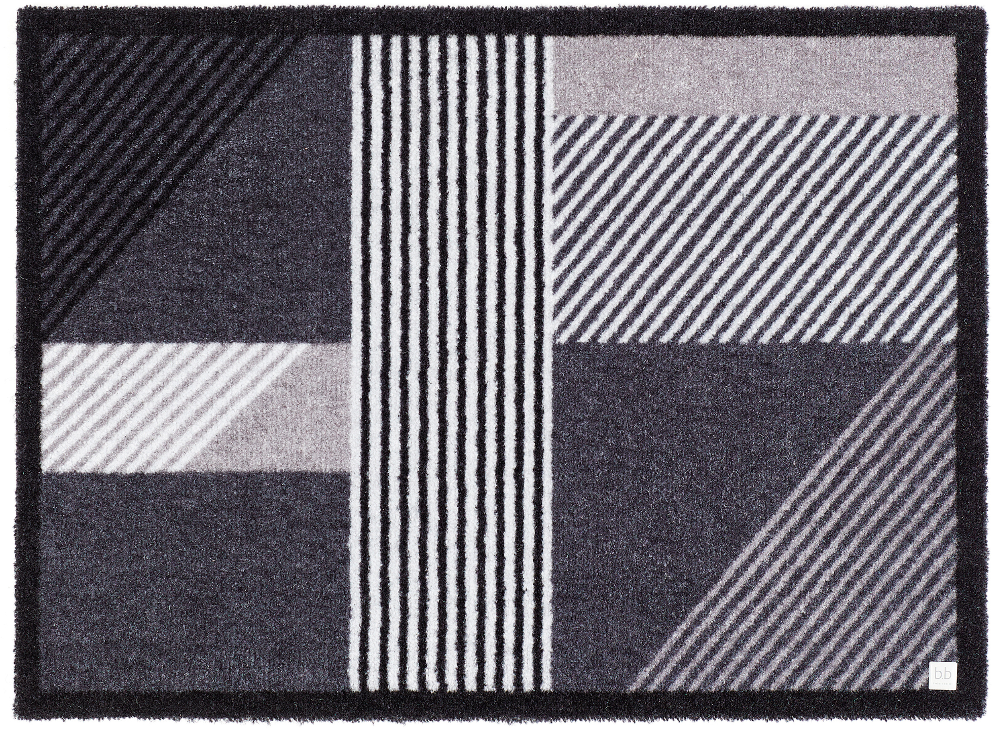 Barbara Becker Fussmatte »Sense, Made in Belgium« rechteckig 7 mm Höhe Schmutzfangmatte, modernes Design, waschbar, auch als Läufer