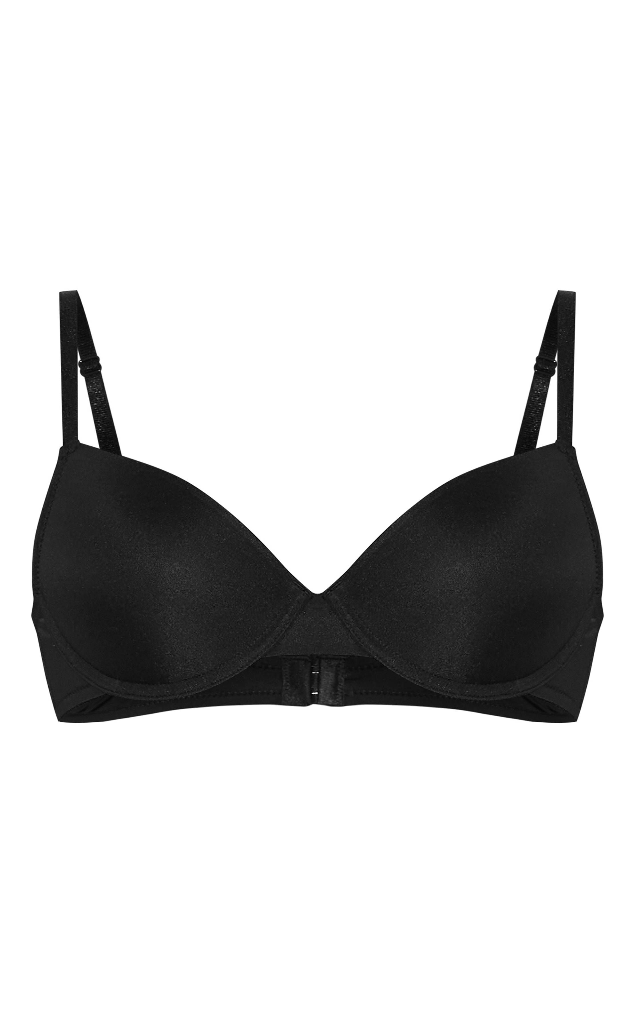 Noir Soutien-gorge T-shirt À Armatures