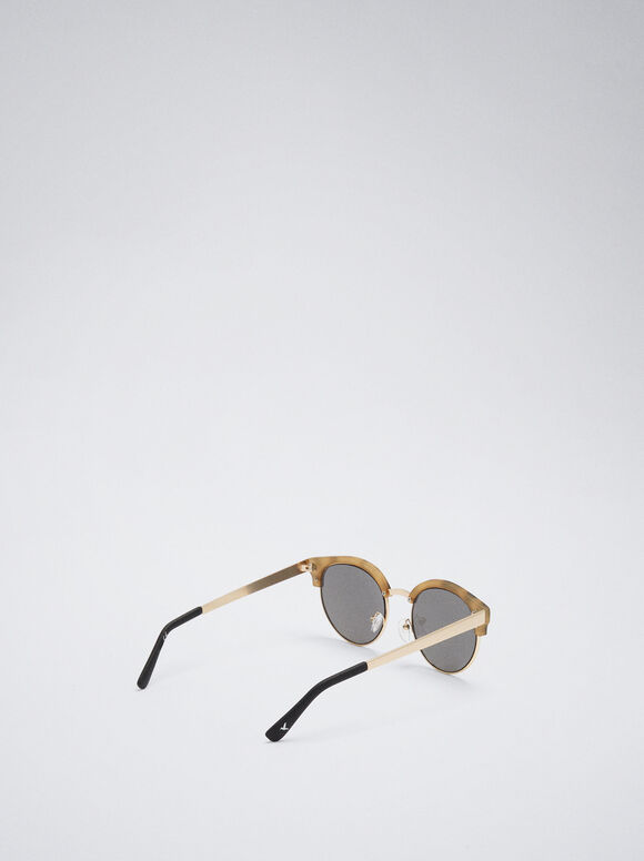 Gafas De Sol Redondas - Marrón
