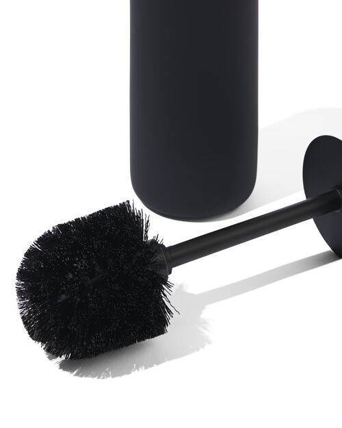 support pour brosse à WC mat noir Ø9.5x22