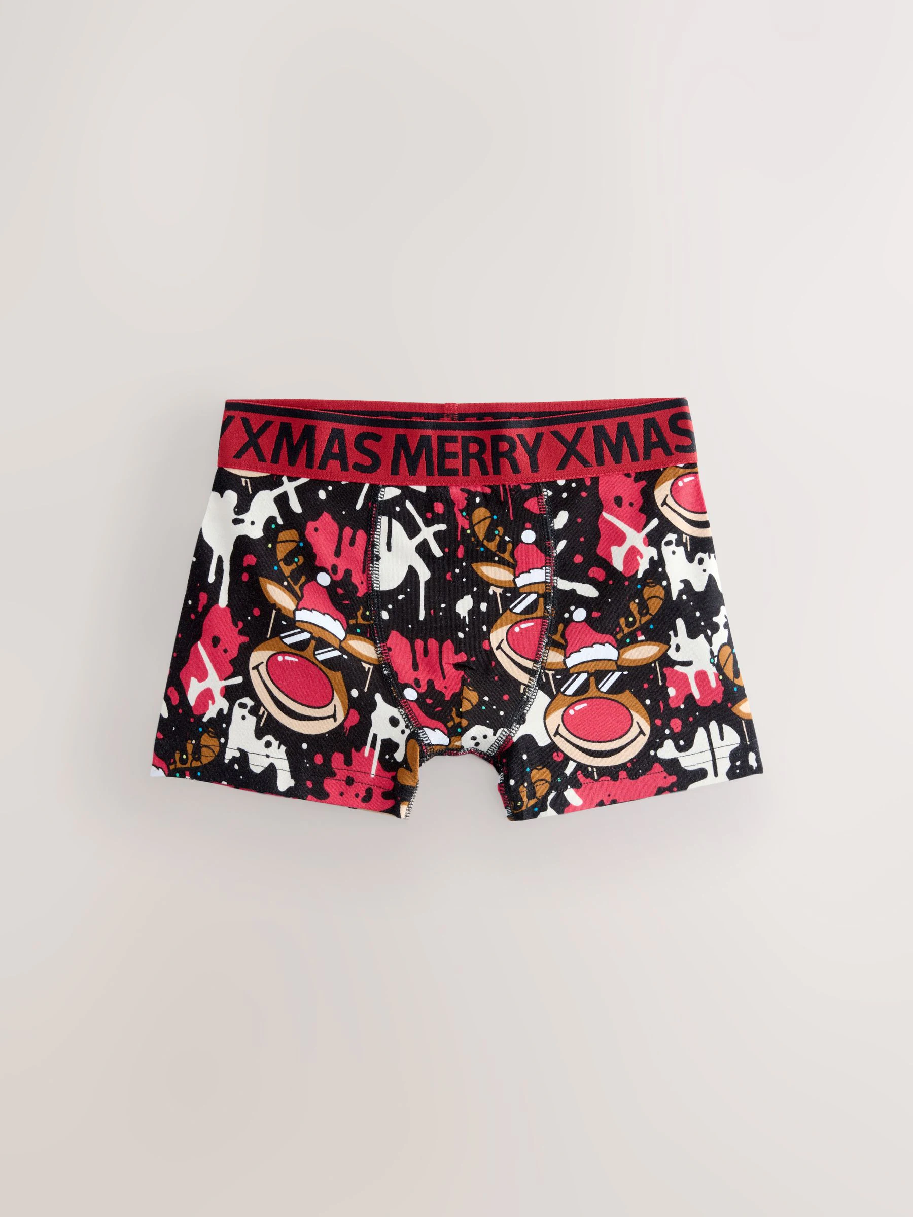 Cartoon Print - Verpakking van 3 Kerstmis Boxer (1.5-16jr)