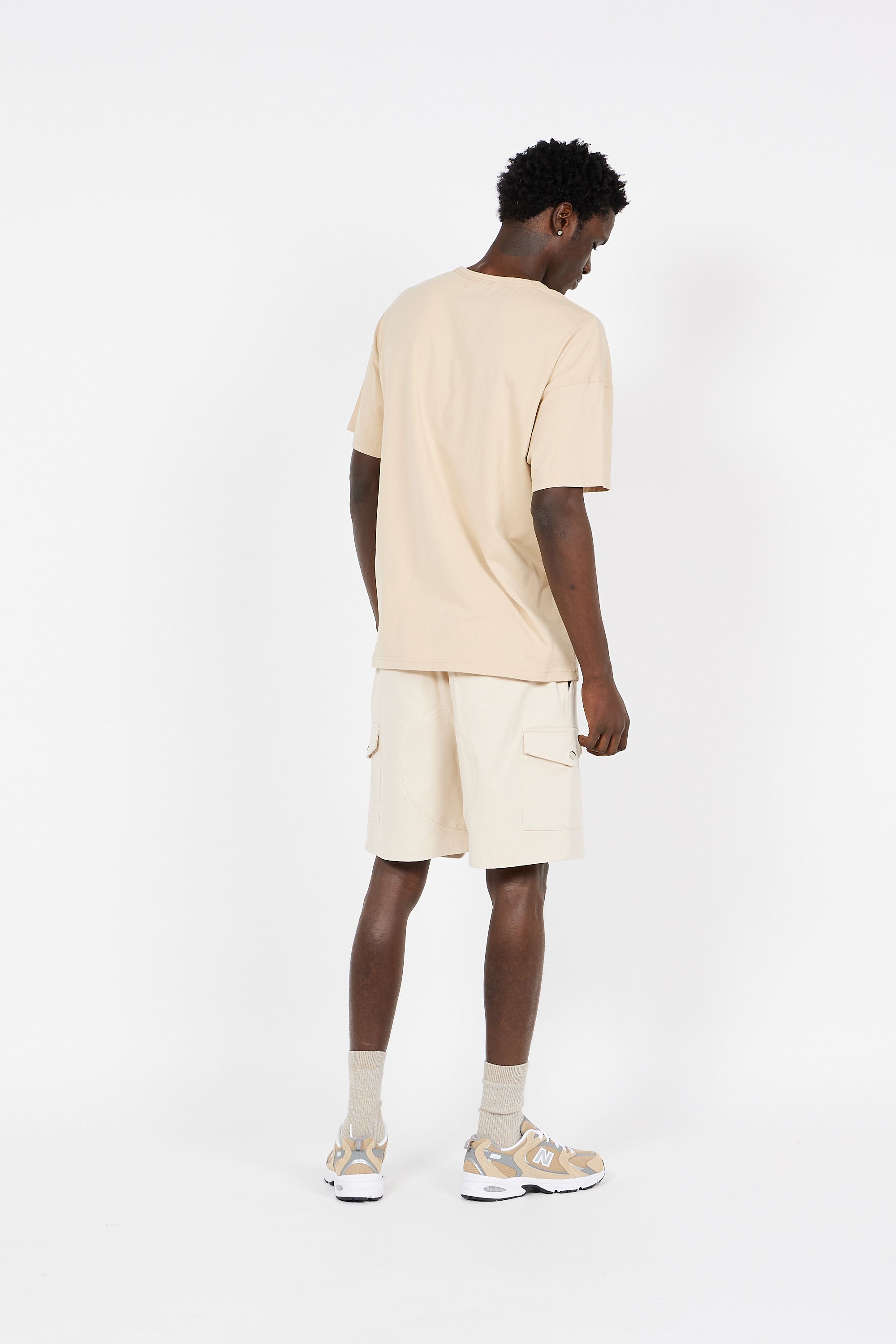 Hologram T-shirt EMBLEM SAND Beige