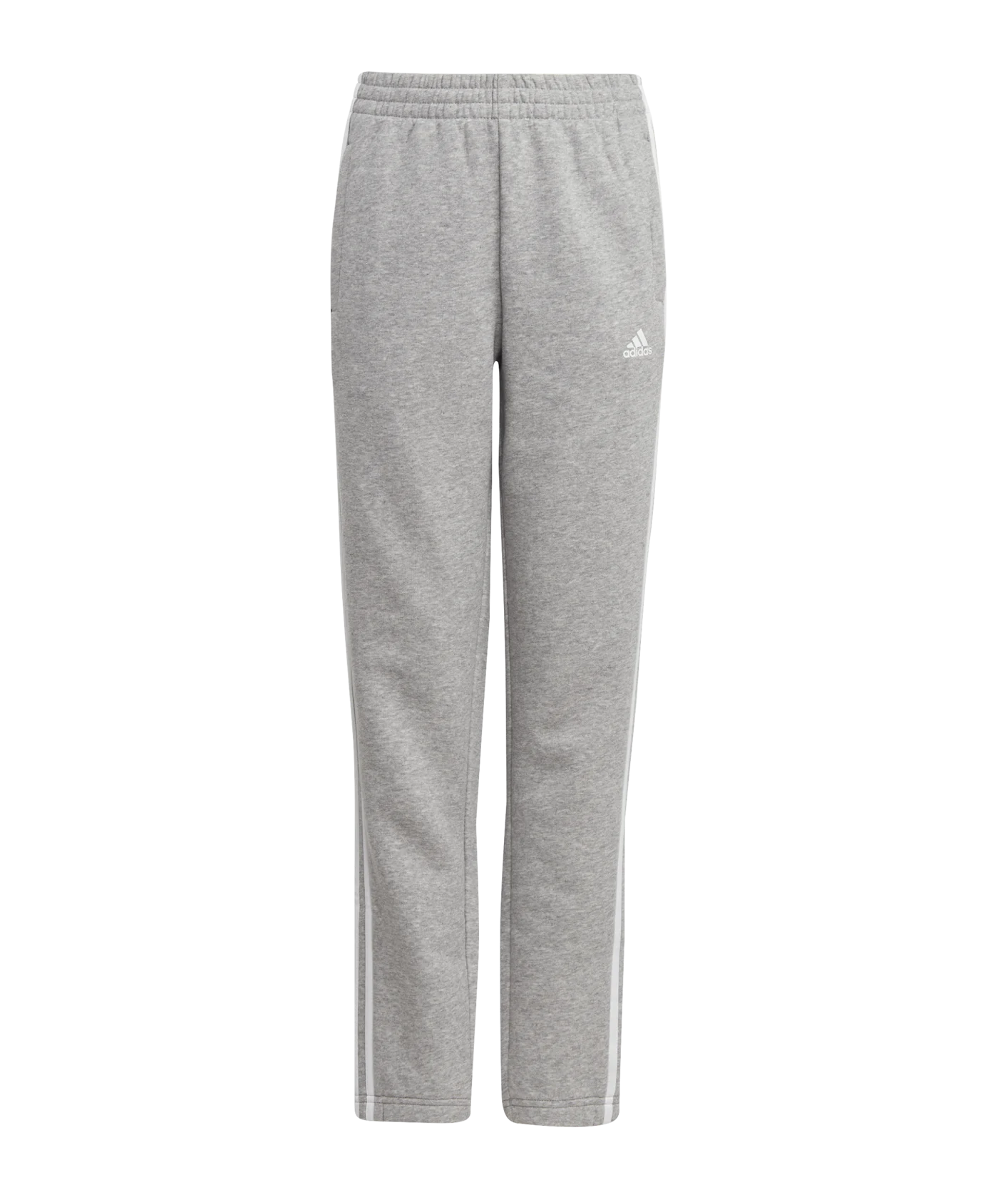 adidas 3S Fleece Trainingshose Kids Grau Weiss