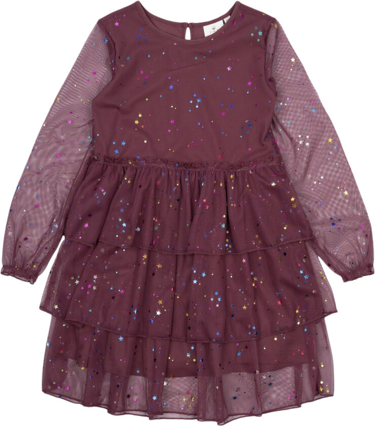 The New TNMillie L_S Dress Crushed berry