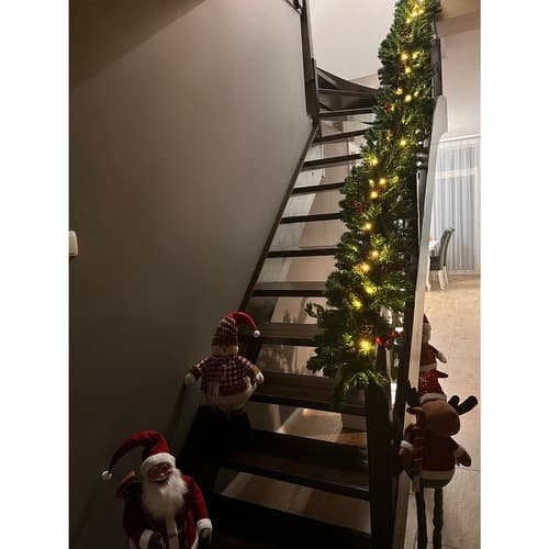 Juletrekrans 2,7m med Ruhhy 22322 LED-lys