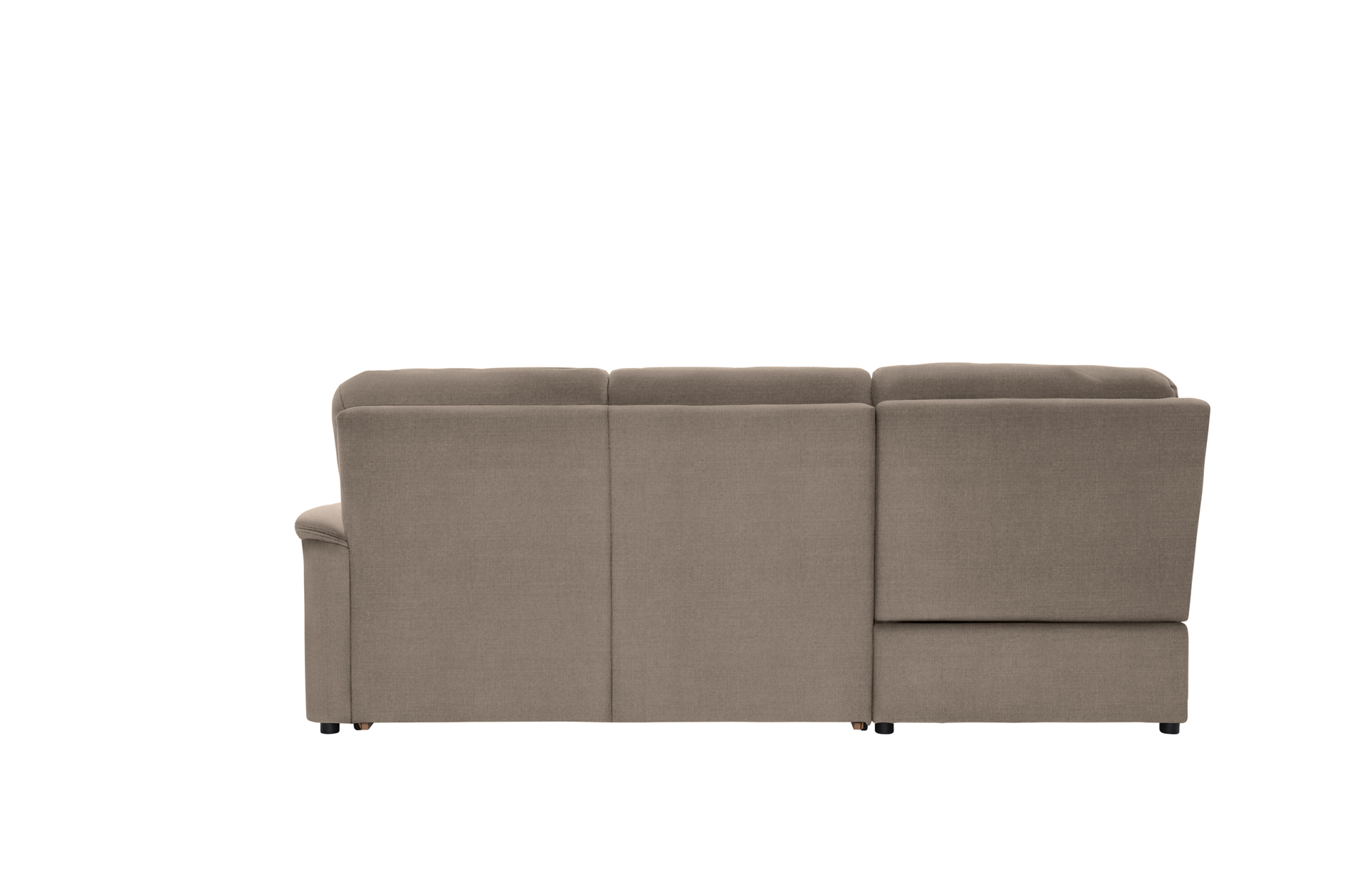 polsterpower Ecksofa - Miro mandel - Basismodell - Ottomane links