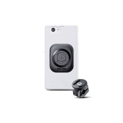 Support Smartphone SP Connect RÉTROVISEUR + ADHÉSIF UNIVERSEL - Noir