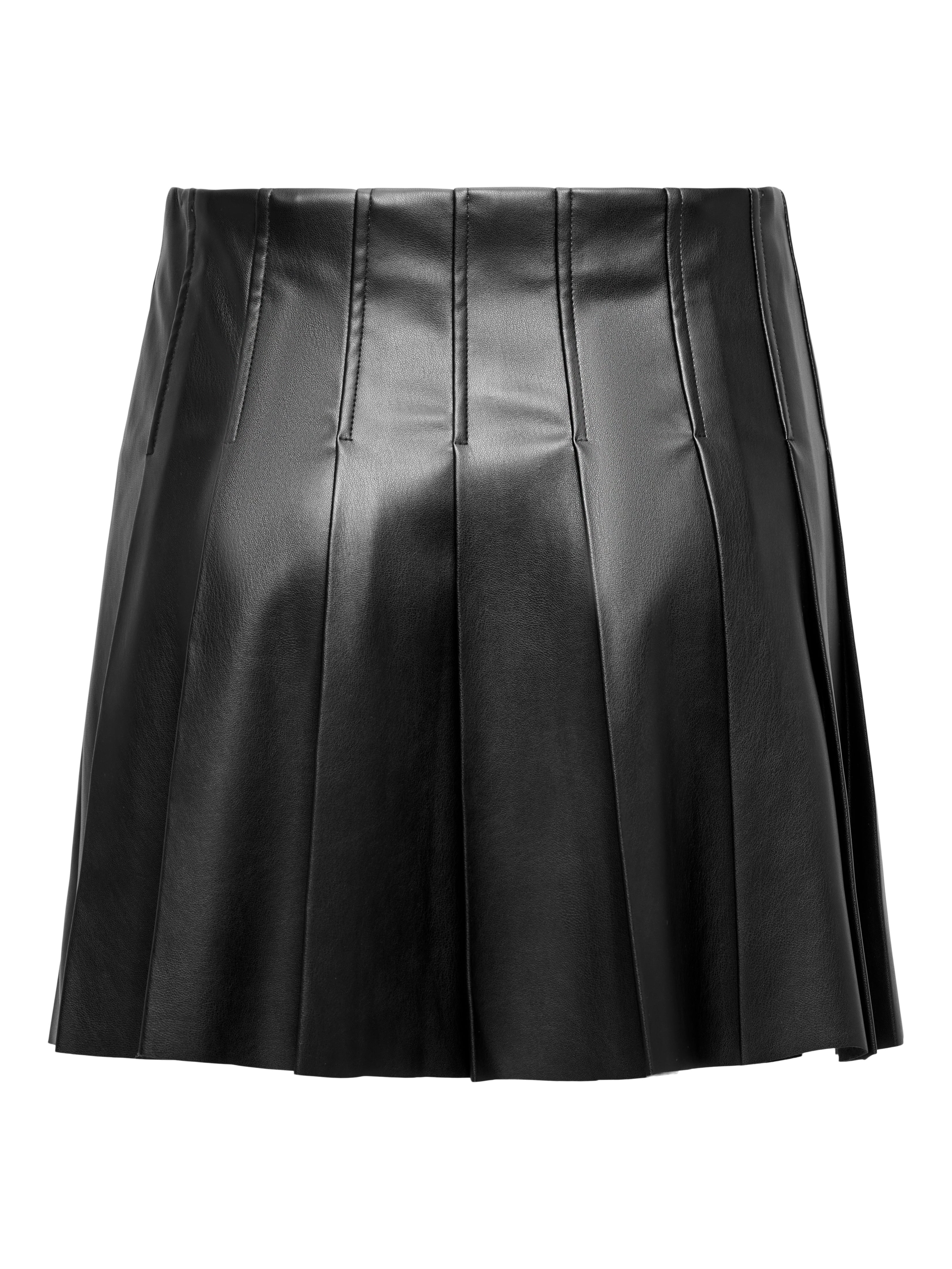 ONLIZARA Plissierter Rock Black