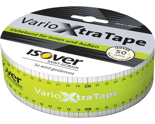ISOVER Extra Sterke Plakband Vario® XtraTape voor binnen- en buitengebruik 20 m x 60 mm