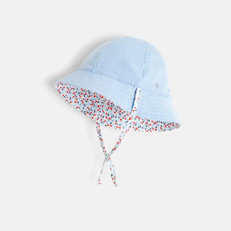 Bob cloche réversible anti UV rouge bébé fille Rouge
