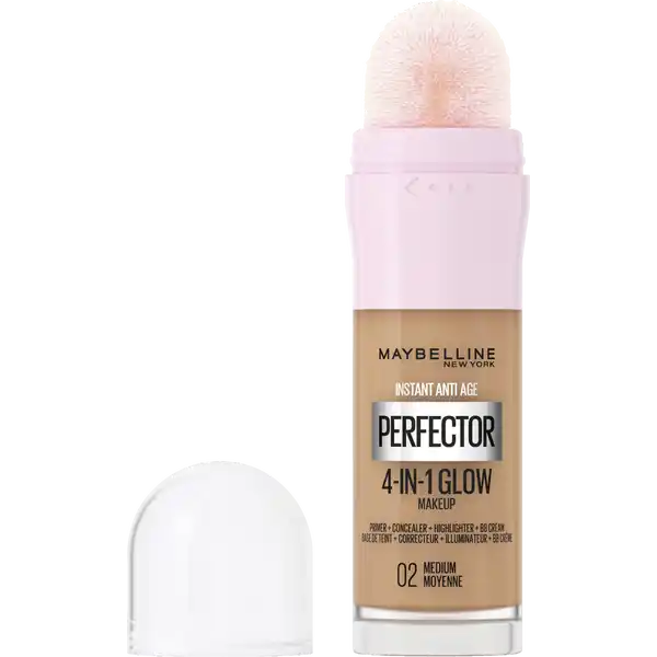 Instant Anti-Age Perfector 4-in-1 Glow Make-Up 02 Medium + Löscher Multi-Use Concealer 04 Honey