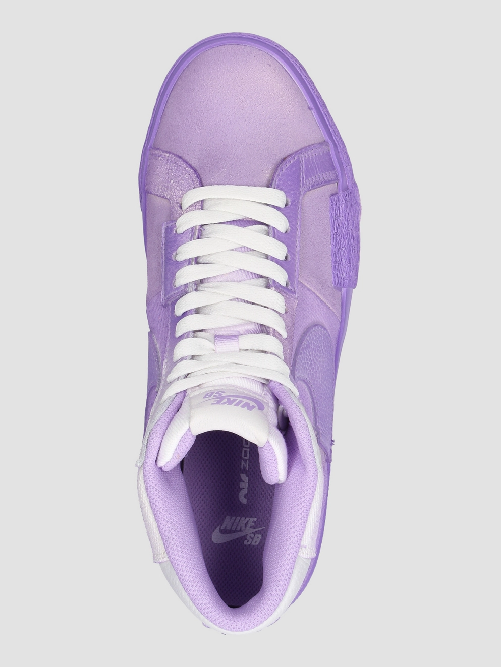 Nike SB Zoom Blazer Mid PRM Skate Shoes lilac/lilac/lilac/white