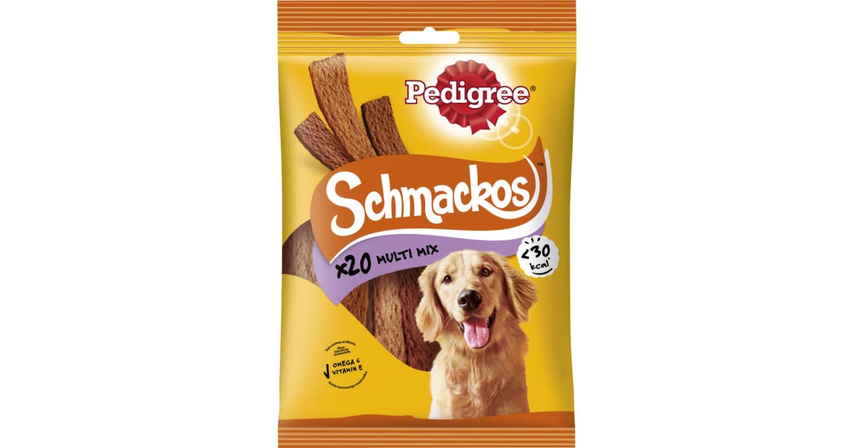 PEDIGREE Schmackos Multi 4 Sorten 20er-Packung