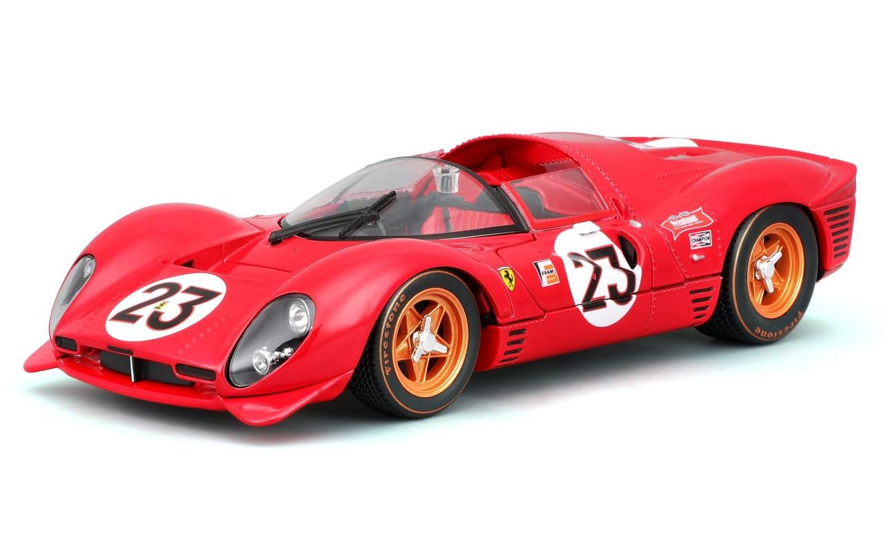 Ferrari Racing Bausatz 330 P4 Daytona Rot 1:24Sammlermodell im Massstab 1:24