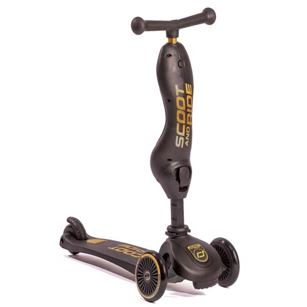 Highway Kick 1 Black/Gold - Scoot and Ride → Luksusbaby.dk