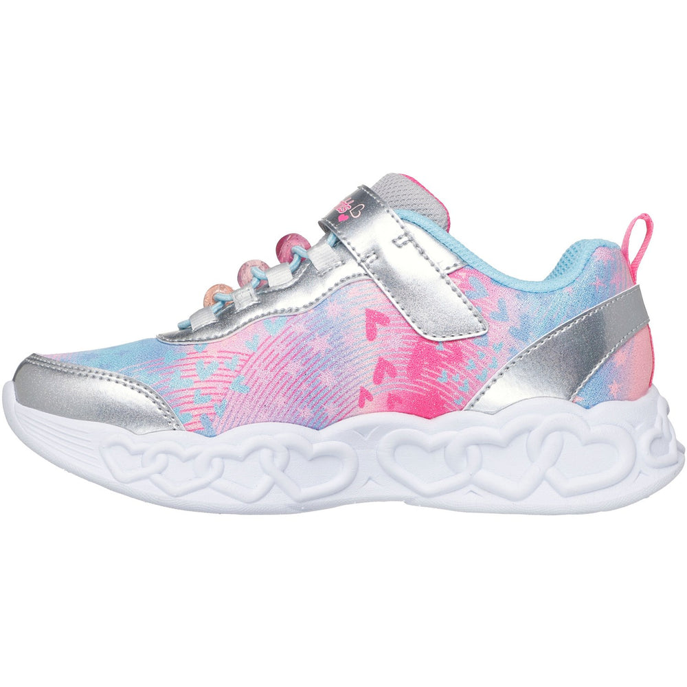 Køb Skechers Silver Infinite Heart Lights - Heart Jewels