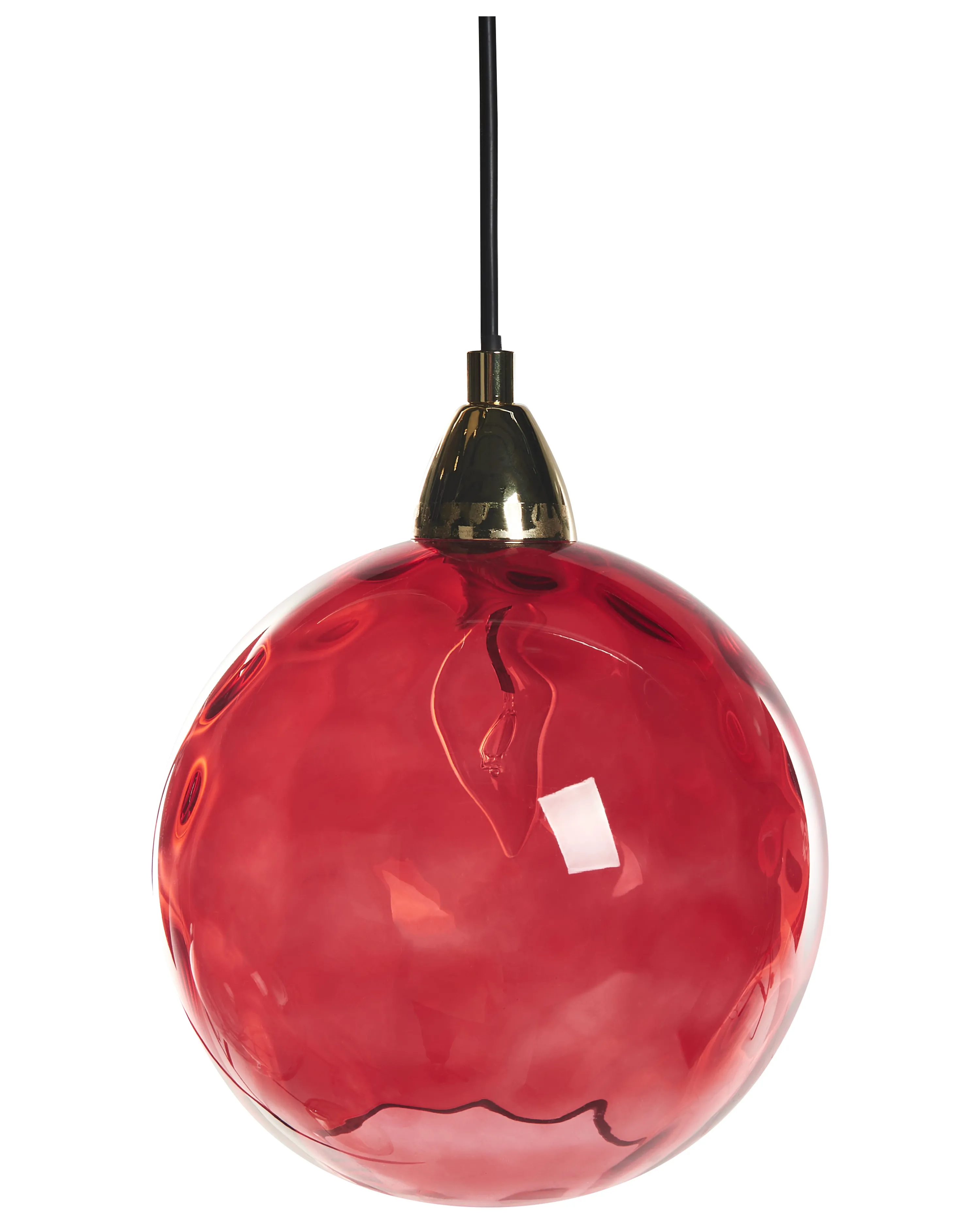 Hanglamp PABELLON Glas Rood