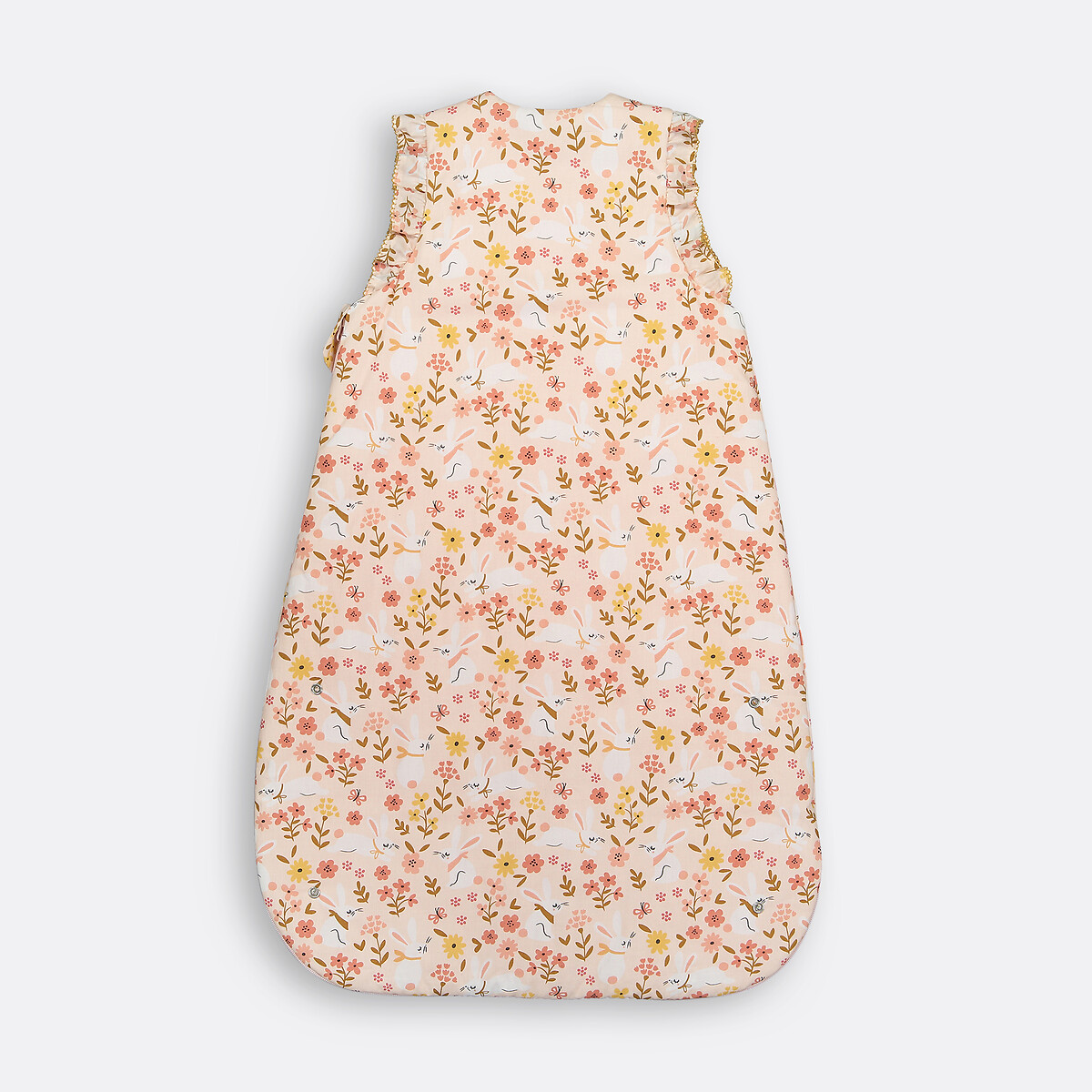 LA REDOUTE INTERIEURS<br>Saco de dormir em algodão orgânico, Floral Lapin