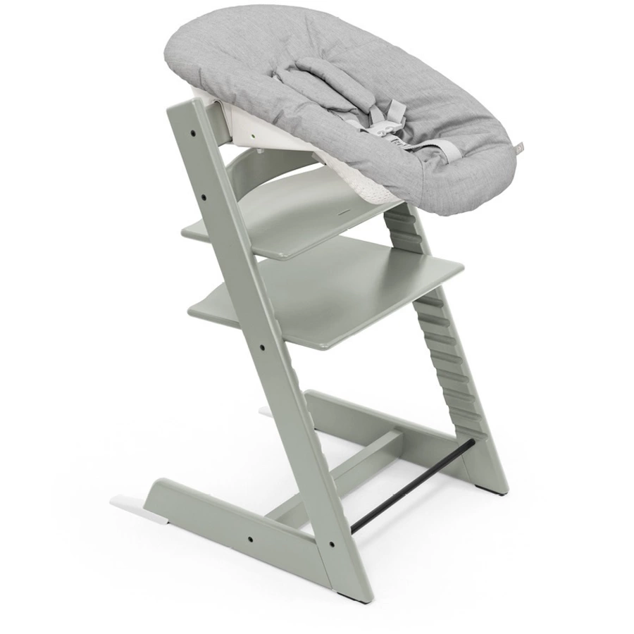 STOKKE® Tripp Trapp® Hochstuhl Buche Glacier Green inkl. Newborn Set™  Grey