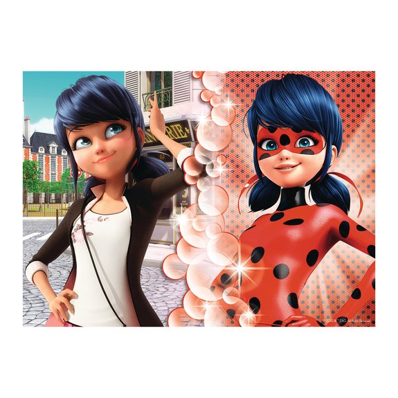 Puzzle 45 pièces - Marinette vs Lady Bug - Miraculous
