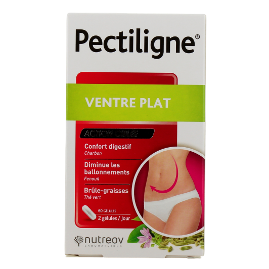 Pectiligne Ventre Plat Nutreov - Brûle graisses, ballonnements