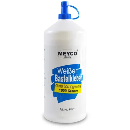 Meyco Weißer Bastelkleber 1000g ohne Lösungsmittel