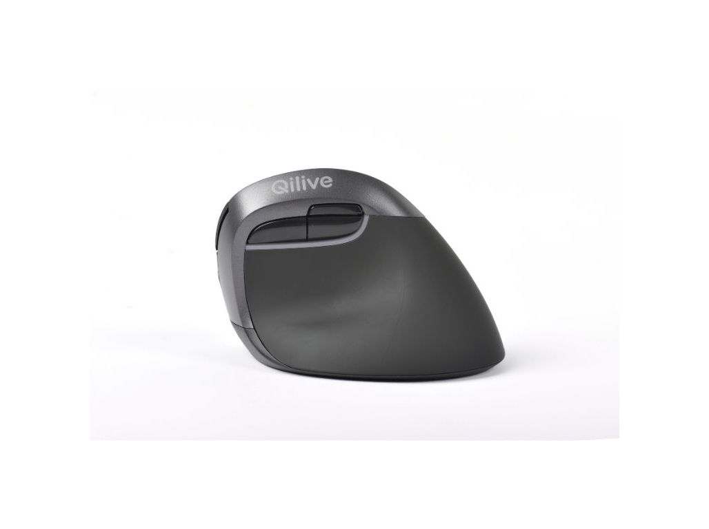 RATO ERGONÓMICO SEM FIO QILIVE PRETO