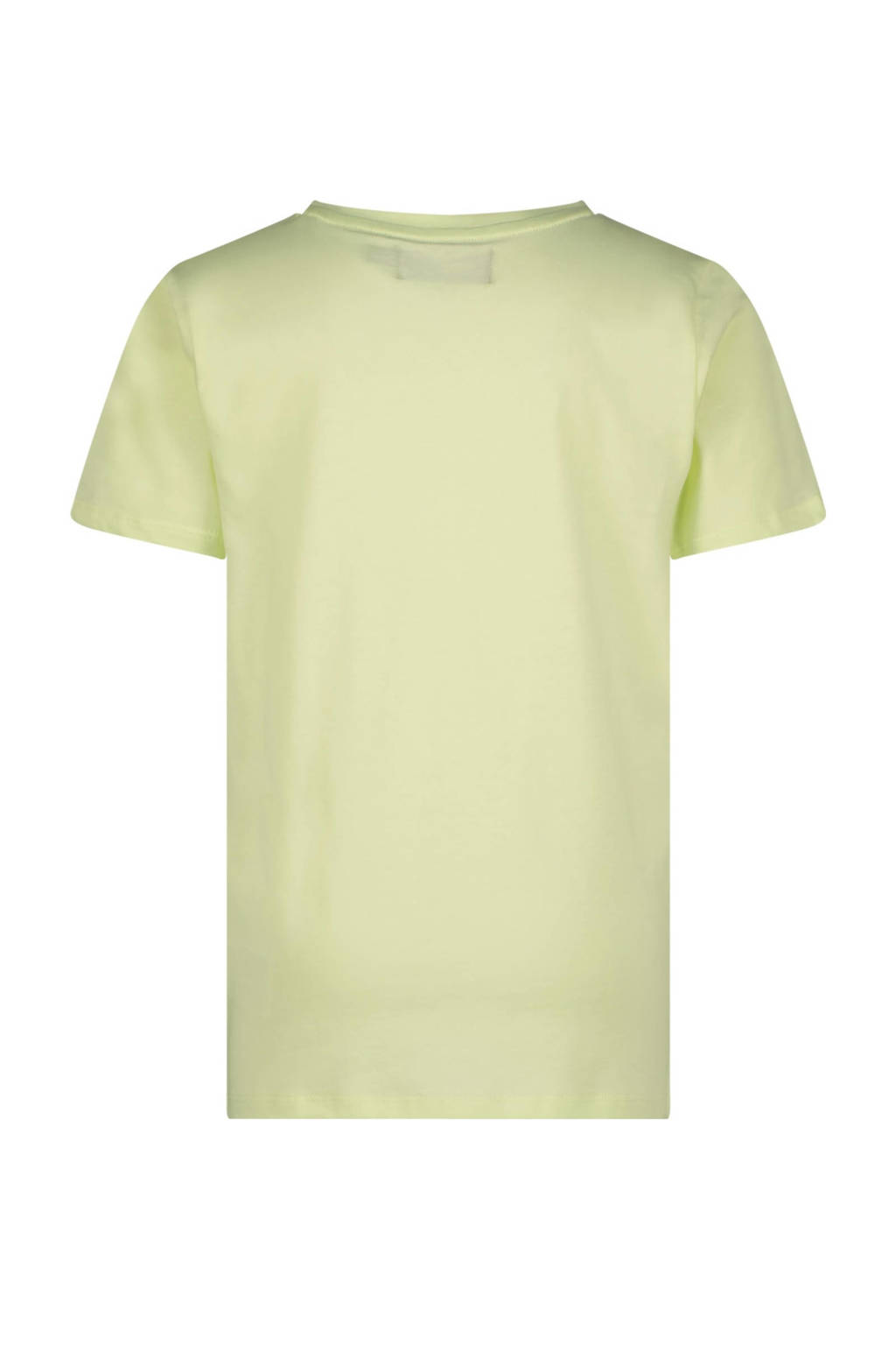 Raizzed T-shirt Beckley met printopdruk lichtgeel