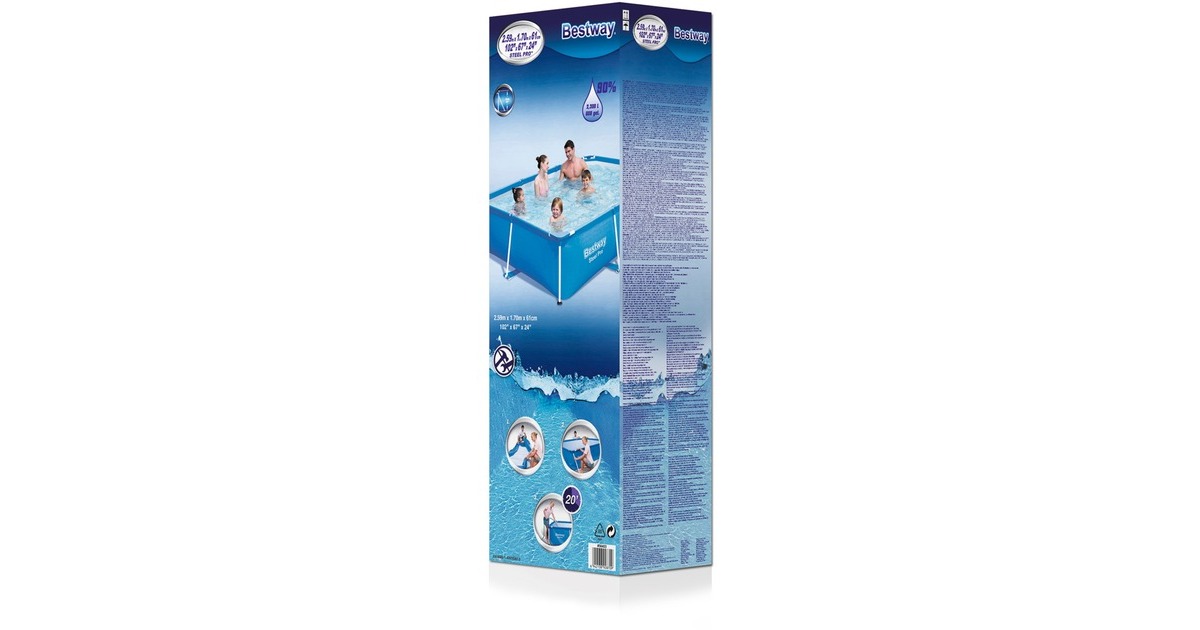 BestwayZwembad Steel Pro rechthoek 259  (Blauw)