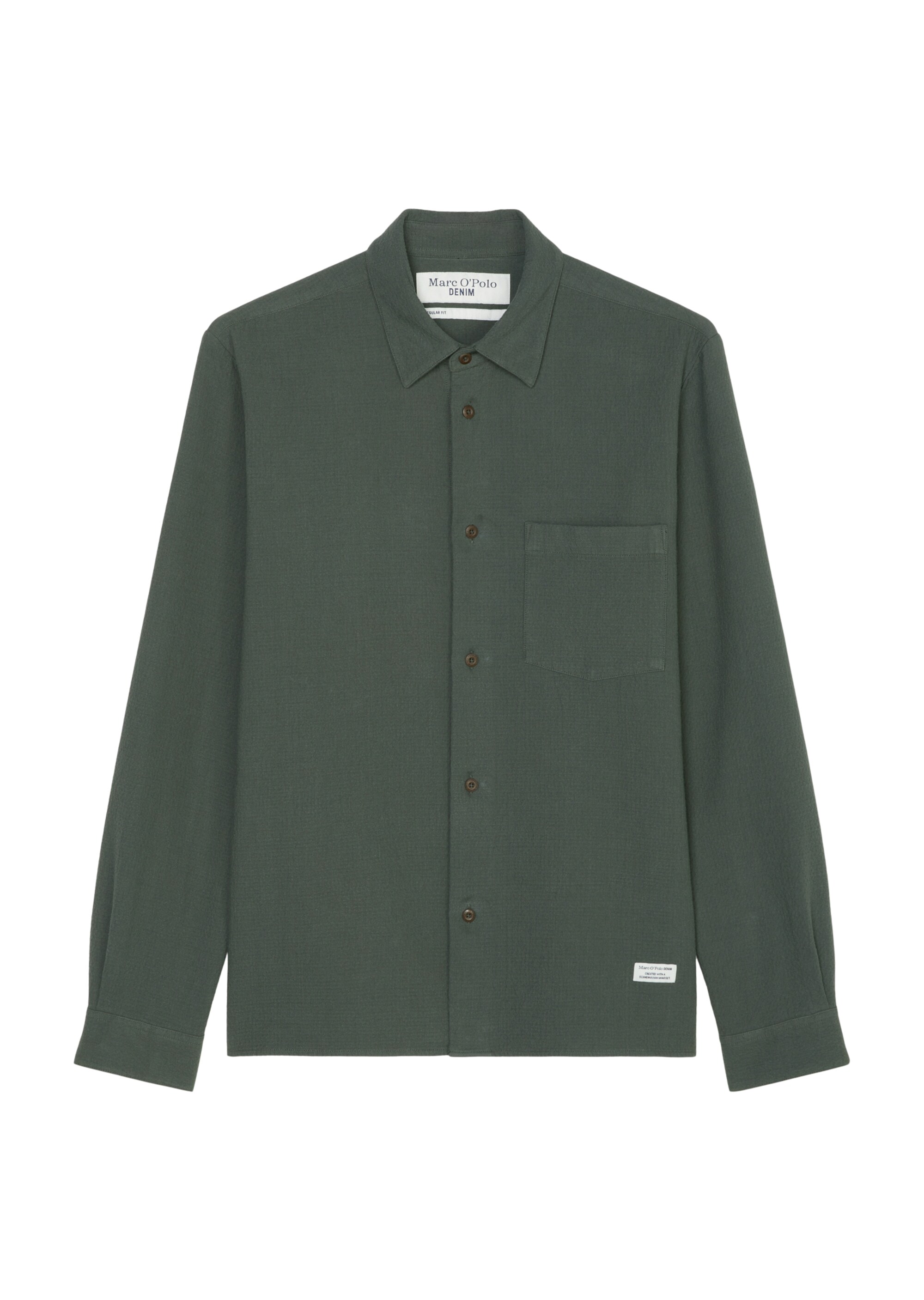 Overshirt aus doppelt gewebter Bio-Baumwolle