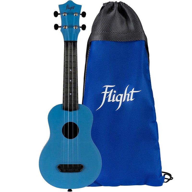 Flight Ultra Travel Series UTS-35 Lake kunststof sopraan ukelele met hoes