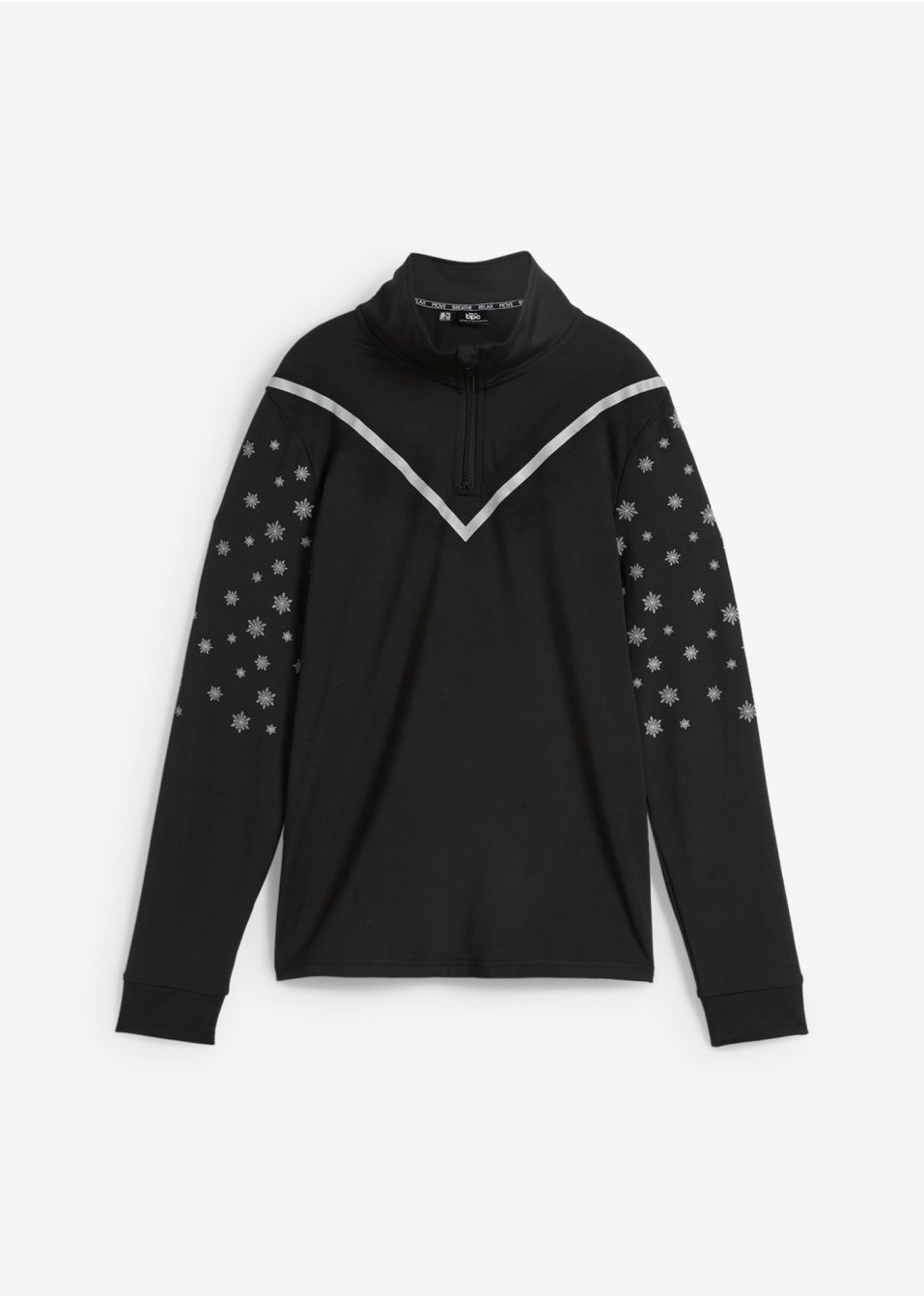 T-shirt thermo avec imprimé réfléchissant