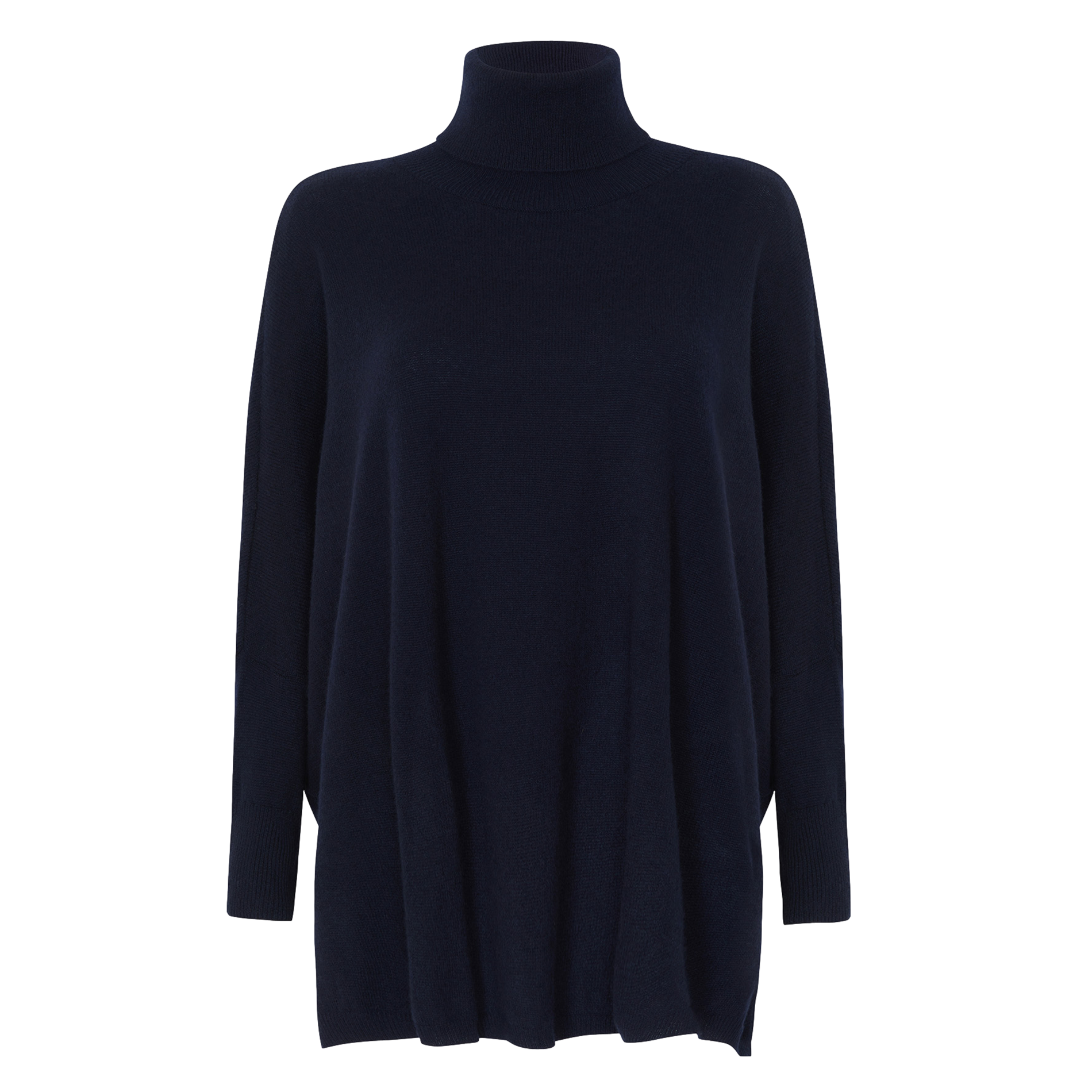 MINIE TURTLE - Pull col roulé en cachemire | Bleu