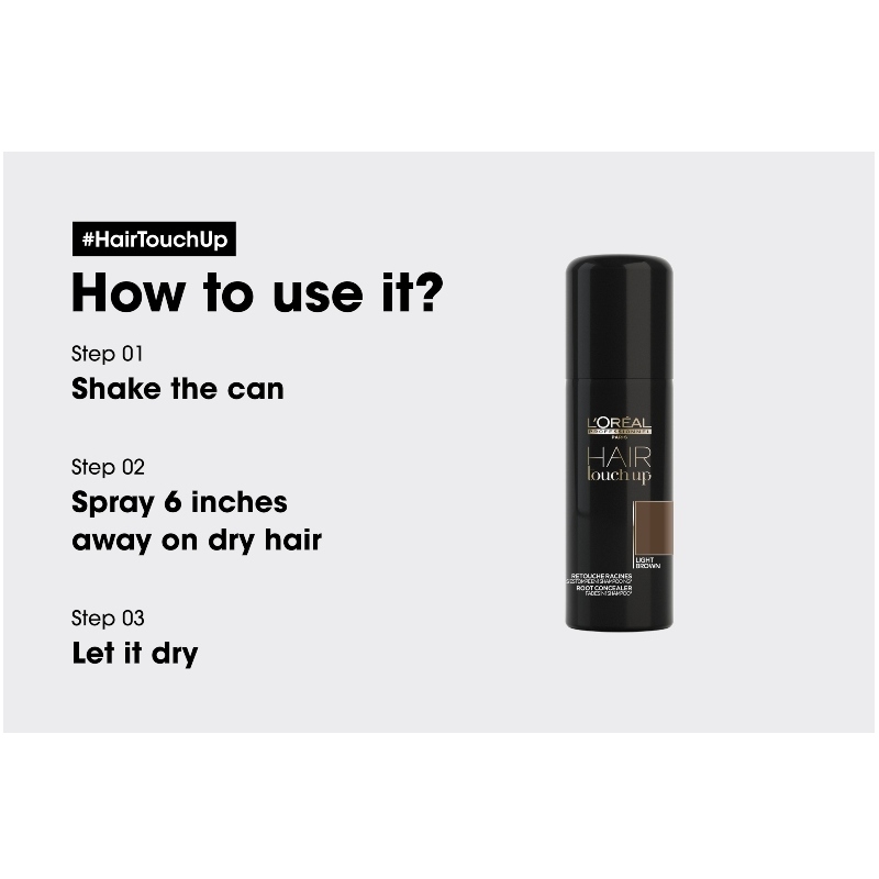 L'Oréal Professionnel Hair Touch Up 75 ml - Light Brown