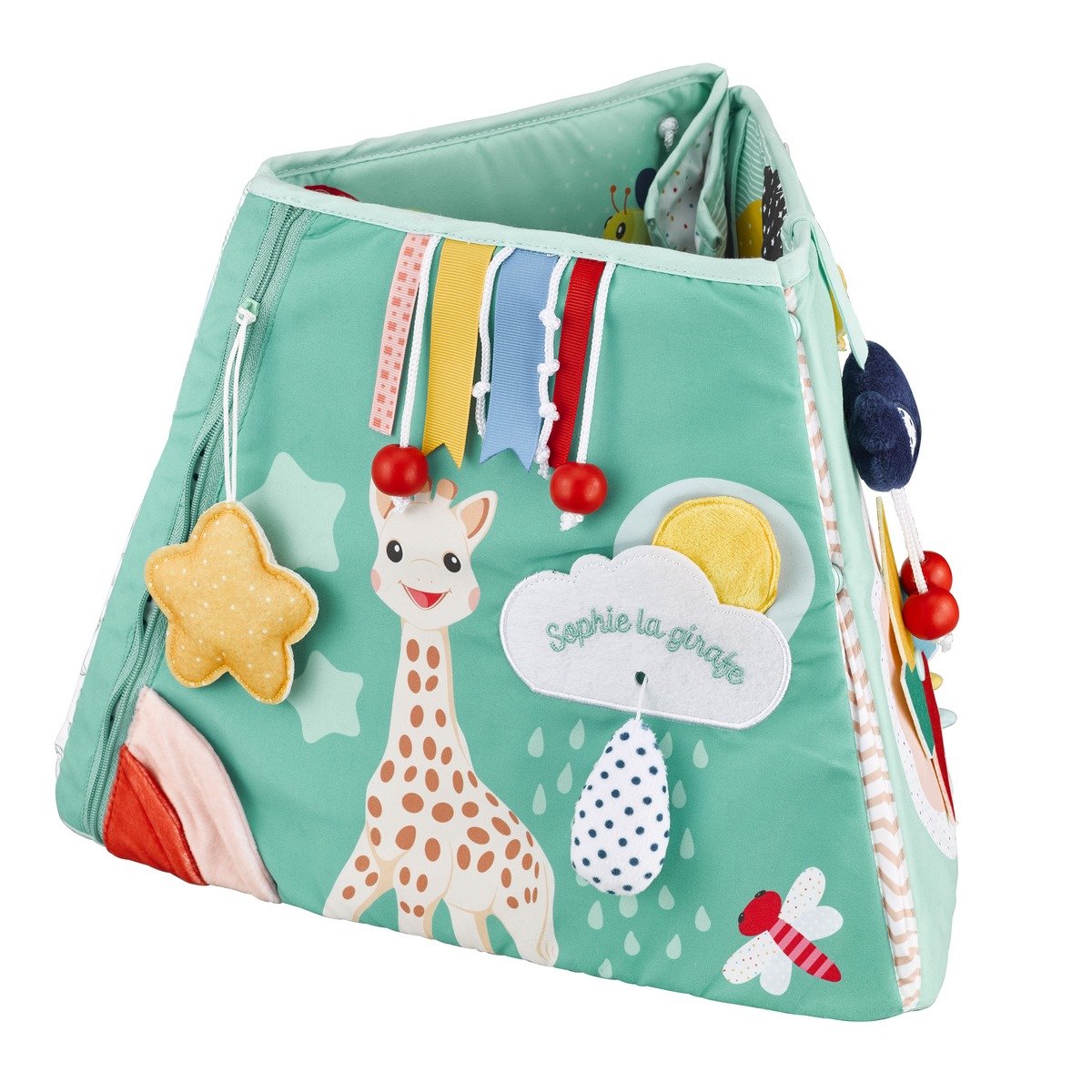 Tableau d'activités tissu Sophie La Girafe