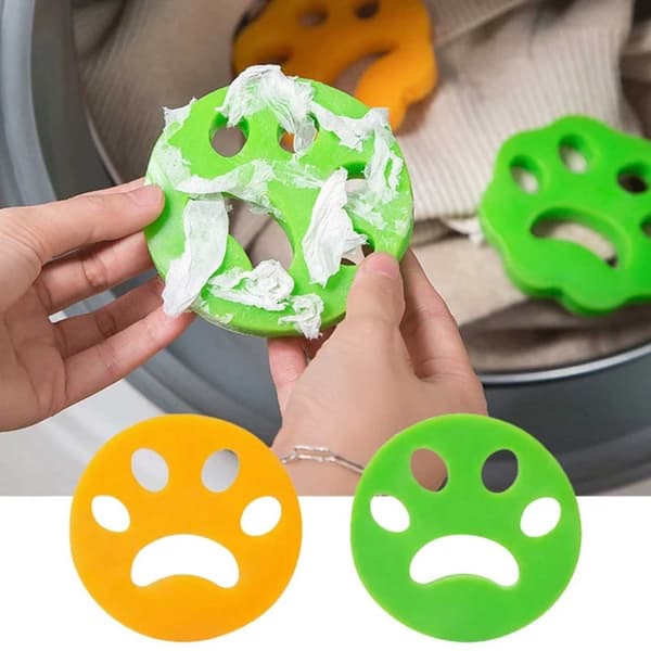 2. kattehund Fur Lint hårfjerning agent kjæledyr hårfjerner dressing støvfjerner