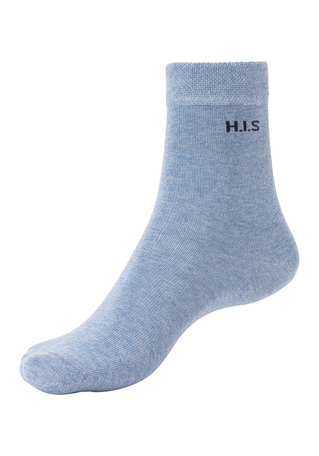 H.I.S Socken Packung, 4 Stk. tlg. ohne einschneidendes Bündchen