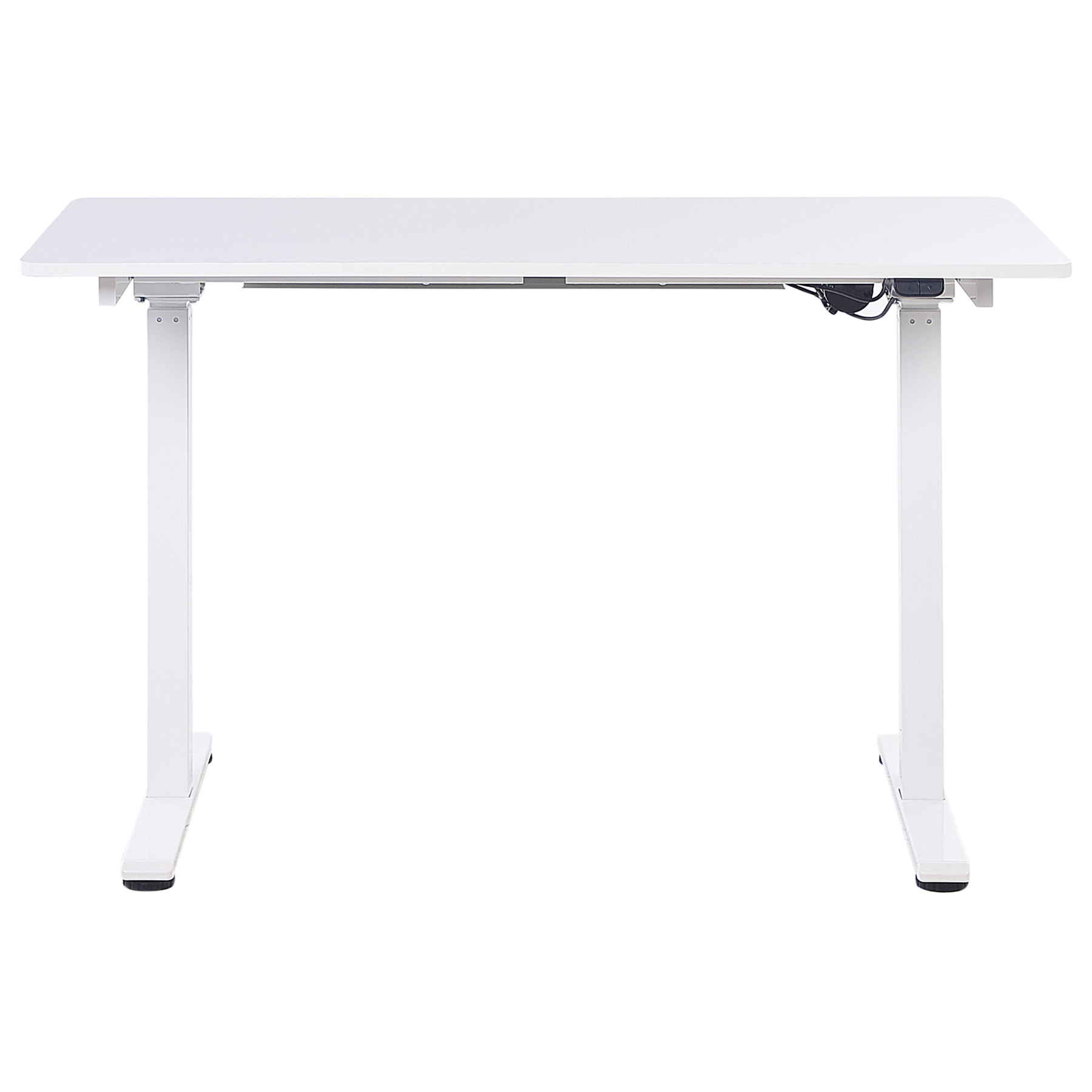 Beliani - GRIFTON  - Verstelbaar bureau - Wit - 120 cm - Staal