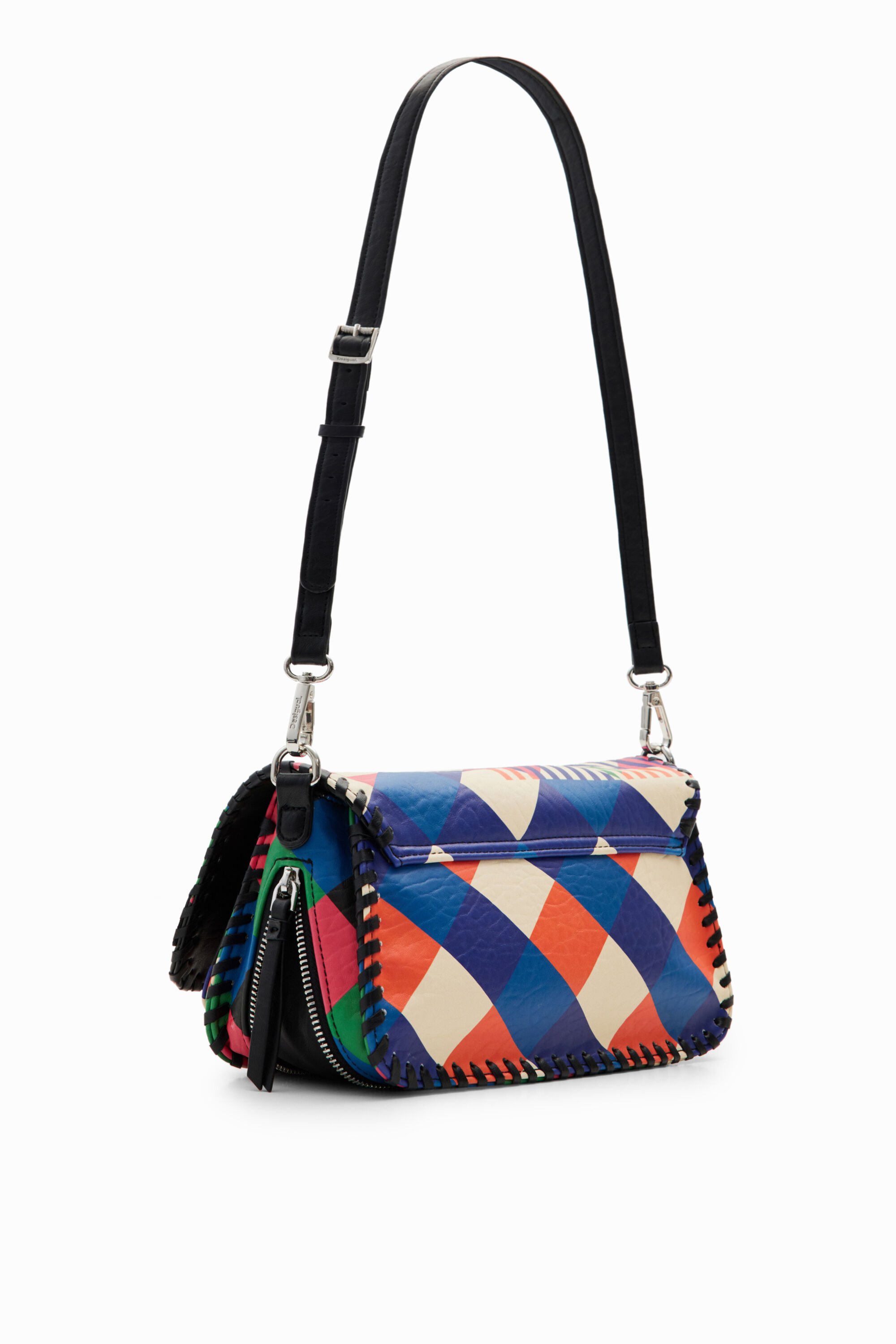 Sac à bandoulière moyen losanges