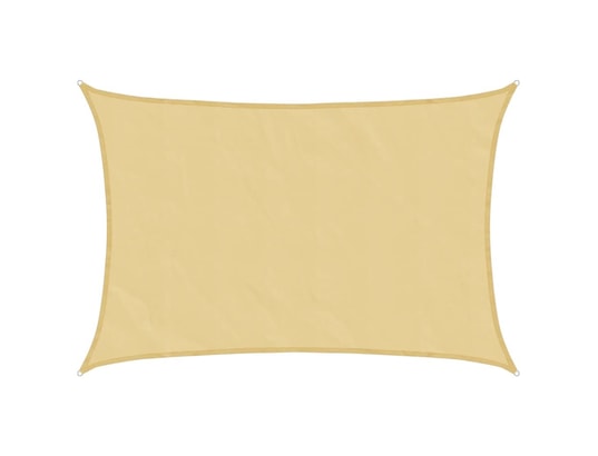 VIDAXL - Voile d'ombrage sable 4x2,5 m 100 % polyester oxford