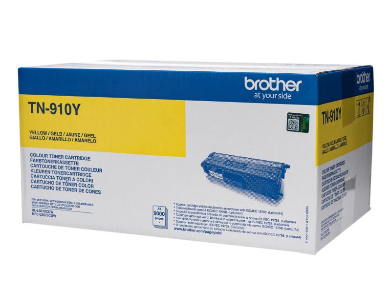 Brother Toner TN-910Y Yellow Toner, Yellow