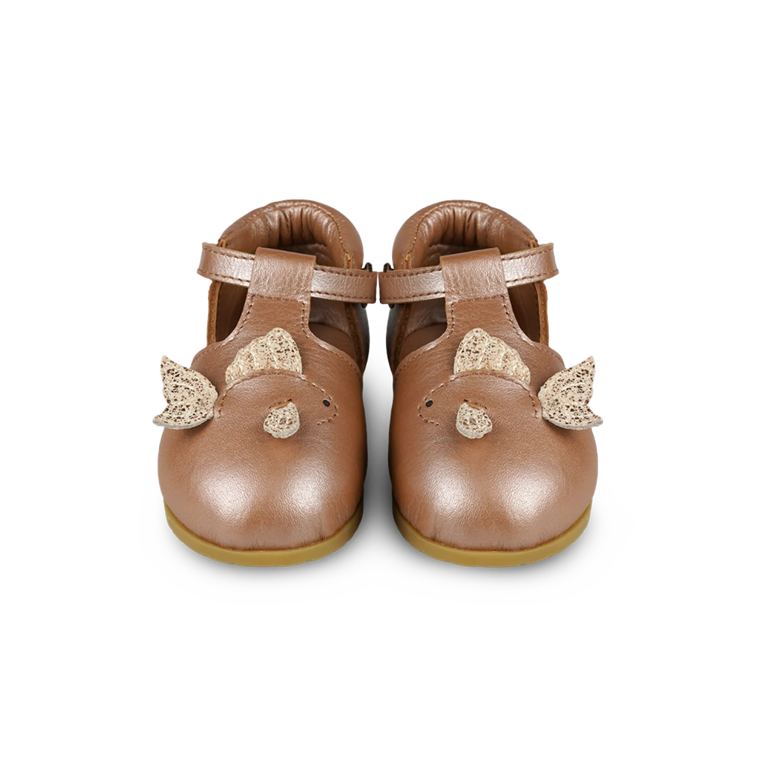 Zunu Shoes | Gold Fish | Clay Metallic Leather
