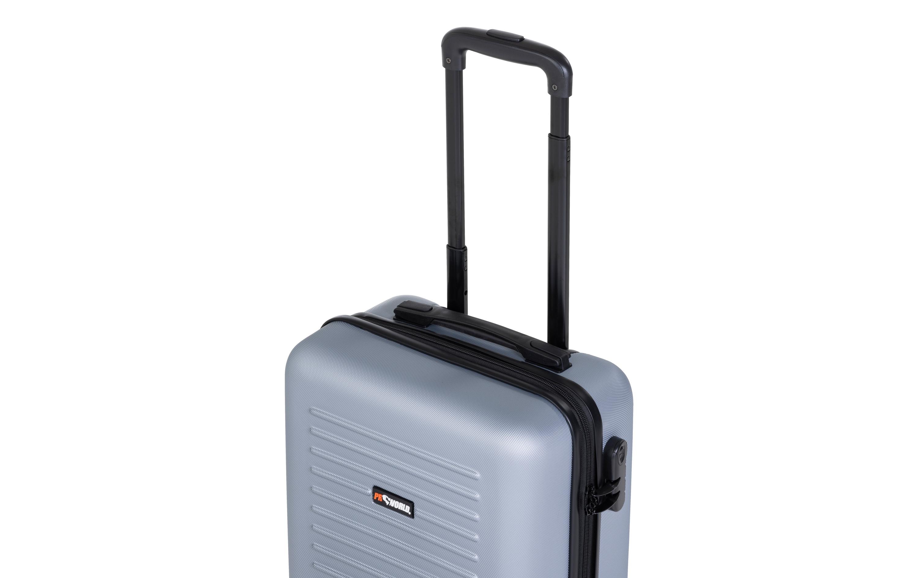 Reisekofferset World Superb 3-teilig, Silbergrau<br>Drei Trolleys unterschiedlicher Grösse