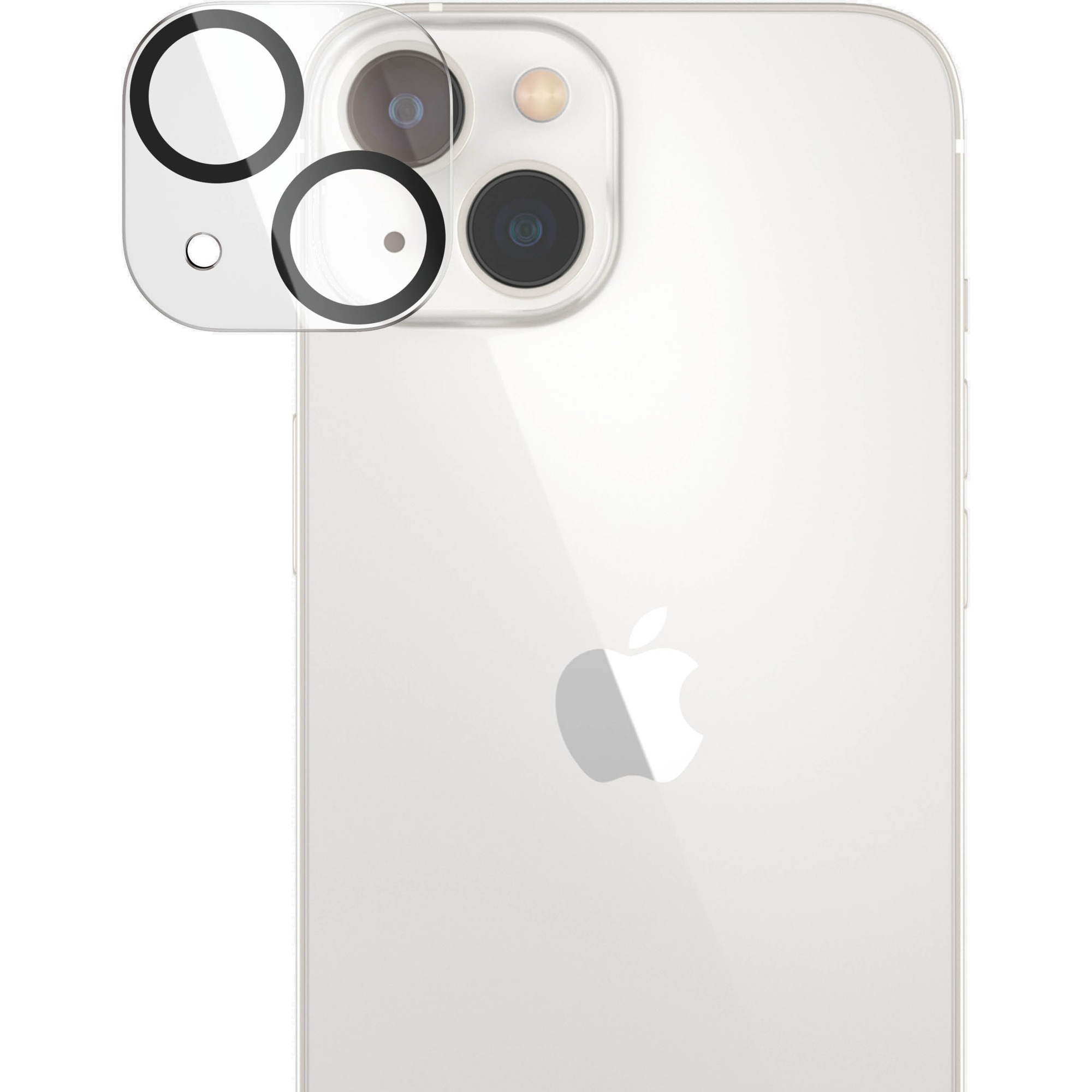 iPhone 14 / iPhone 14 Plus Kamera Objektiv Protector Vollschutz Panzer Glas (0399) - Transparent