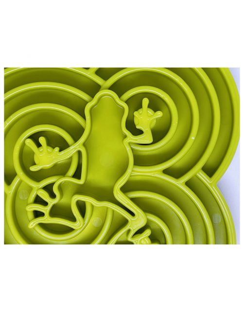 Sodapup Bull Frog Etray - Hondenvoerbak - 20x20 cm Groen