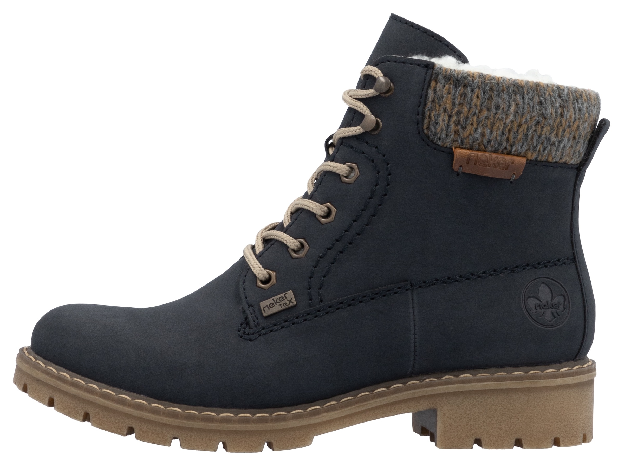 Rieker Winterstiefelette  , Schnürboots, Stiefelette mit wasserabweisender riekerTEX-Membran