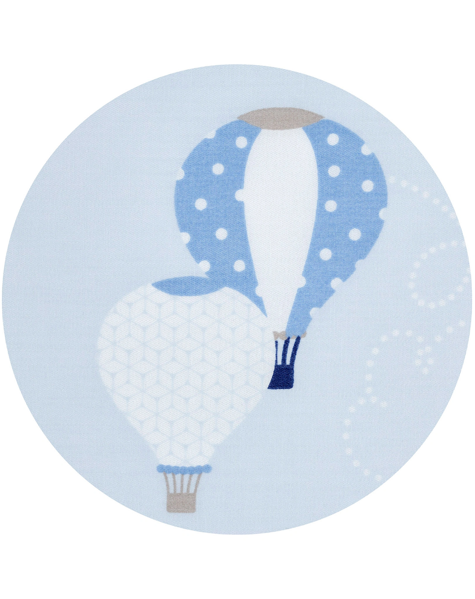 Wiegengarnitur BALLON (35x40/80x80) 4-teilig in hellblau