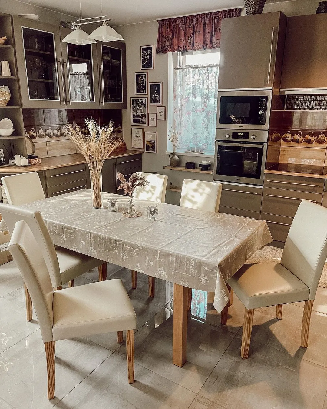 Set van 2 eetkamerstoelen BROADWAY Kunstleer Beige